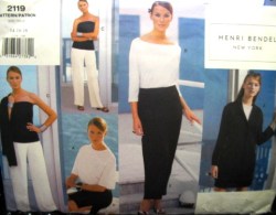 2119 BENDEL JACKET,TOP LENGTHS,SKIRT LENGTHS,PANTS PATTERN 14-18